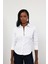 Beyaz Likralı Slim Fit Gömlek 4897 5