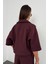 Bordo Gabardin Ceket 130983 3