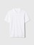 Erkek Çocuk Beyaz Gap Logo Piqué Polo Yaka T-Shirt 1