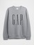 Erkek Gri Gap Logo Fleece Sweatshirt 2