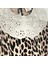 Kız Çocuk Yakalı, Leopar Desenli Elbise 2