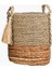 Seagrass Aksesuarlı Kulplu Sepet S 28X28X35 1