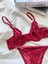 Lingerie Dantelli Şeffaf Bralet & Külot Takımı 6