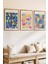 3 Parça Doğanın Güzellikleri Temalı Ahşap Çerçeve Görünümlü Mdf Tablo Seti 2