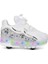 Nils F Beyaz Patenli Akıllı Bağcıklı Ortopedik Çocuk Spor Ayakkabı 3