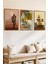 3 Parça Doğanın 3 Hali Konsepli Ahşap Çerçeve Görünümlü Mdf Tablo Seti 2