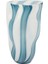 Mavi Beyaz Cam Vazo 24X23X36CM 2