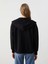 Lcw Modest Siyah Kapüşonlu Oversize Kadın Fermuarlı Sweatshirt 4
