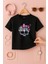 Monster High Renkli Kurukafa Tasarım Baskılı Tişört (4-13 Yaş) 1