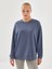 Xsıde Actıve Indigo Bisiklet Yaka Oversize Kadın Sweatshirt 1