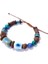 Lapis Lazuli ve Varisit Doğaltaşlı Bodrum Cam Nazar ve Toprak Boncuklu Bileklik 3