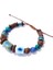 Lapis Lazuli ve Varisit Doğaltaşlı Bodrum Cam Nazar ve Toprak Boncuklu Bileklik 4