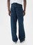 Erkek Lacivert Baggy Jean Pantolon 5