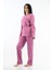Çiçek Desenli İnterlok Pijama Takımı 1