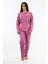 Çiçek Desenli İnterlok Pijama Takımı 3