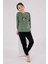 Rolypoly Erkek Çocuk Pijama Takım 9-15 Yaş Yeşil 1