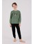 Rolypoly Erkek Çocuk Pijama Takım 9-15 Yaş Yeşil 2