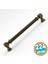 Mobilya Çekmece Mutfak Dolabı Dolap Kulpları Kulb 22.4 cm 224 mm Çizgili Antik Sarı Metal Kulp 1