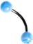Curved Barbel 316 L Bioplast Piercing K4 1