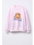 Kız Çocuk Paw Patrol Baskılı 3 Iplik Kumaş Pamuklu Sweatshirt 1