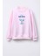 Unisex Baskılı 3 Iplik Kumaş Bisiklet Yaka Sweatshirt 1