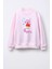 Kız Çocuk Peppa Baskılı 3 Iplik Kumaş Pamuklu Sweatshirt 2