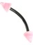 Curved Barbel Çelik Spike Piercing K5 1