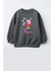 Kız Çocuk Peppa Baskılı 3 Iplik Kumaş Pamuklu Sweatshirt 1