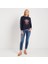 Kadın Nakış Baskılı Sweatshirt 18-W00111-560 3