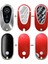 Mercedes C E S Glc Cle Eqe Eqs Sl Smart Key Koruyucu –sticker Seti (Kılıf Değildir) (Sedefli Kırmızı) 1