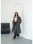 Kadın Premium Oversize Kaşe Kaban 4