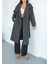 Kadın Premium Oversize Kaşe Kaban 5
