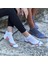 6'lı Bambu Gri Spor Desenli Güçlendirilmiş Yıkamalı Kutulu Dikişsiz Nefes Alabilir Performans Sneaker Kısa Patik Erkek Çorap 3150 7