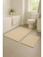 Pamuk Banyo Paspası 2 'li Set, Kaymaz Taban,banyo Paspası Klozet Takımı, Yıkanabilir, Yumuşak 60X100/40X60 cm 1