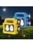 Powermaster PM-26930 Solar Panelli 6 Işık Modlu Powerbank Özellikli 2400MAH Type C Giriş 5V LED Kamp Feneri 2