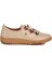 401 Z Bej Hakiki Deri Kadın Ortopedik Günlük Ayakkabı 3