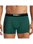 Erkek Özel Seperatörlü Pamuklu Boxer, 3'lü Paket - 3 Pack, Large, Bordo,yeşil,mavi 3