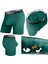 Erkek Özel Seperatörlü Pamuklu Boxer, 3'lü Paket - 3 Pack, Large, Bordo,yeşil,mavi 4
