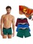 Erkek Özel Anatomik Pamuklu Boxer, 3'lü Paket - 3 Pack, X-Large, Bordo,yeşil,mavi 1