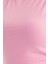 Kadın Halter Boyun Kesik Detaylı Crop Tank Top Pink 4