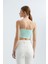Kadın Basic Crop Atlet Yeşil 4