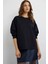 Kadın Lacivert Sweatshirt Blue 2