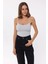 Kadın Temel Dokuma İnce Askılı Body Grey 1