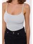 Kadın Temel Dokuma İnce Askılı Body Grey 4