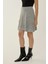 Kadın Triko Mini Etek Grey 6