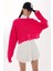 Kadın Oversized Örme Kazak Pink 2