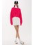 Kadın Oversized Örme Kazak Pink 3