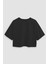 Kadın Basic Bisiklet Yaka Kısa T-Shirt Black 2