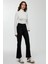 Kadın Flare Fit Jean Siyah 3