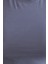 Kadın Bisiklet Yaka Temel Crop Top Grey 5